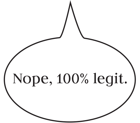 And I'm not.
